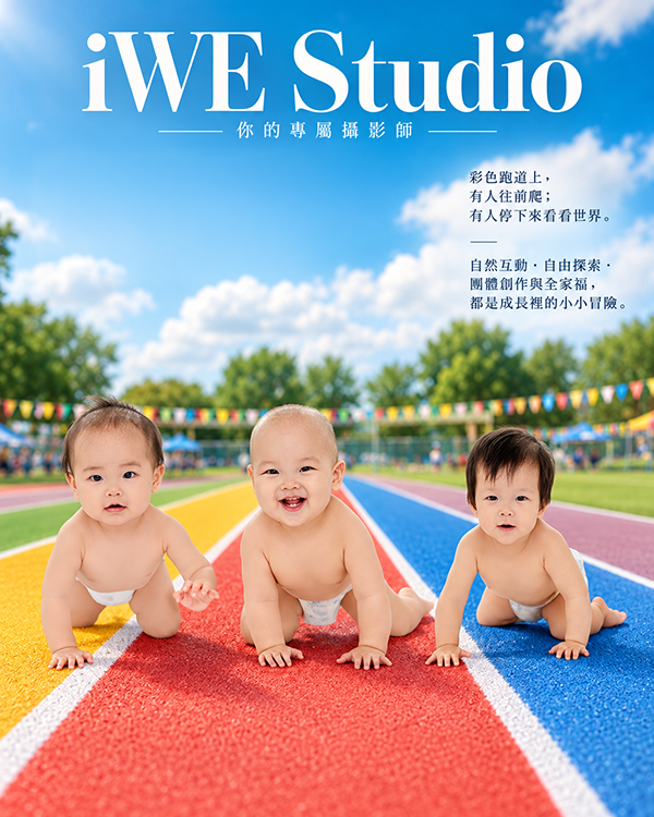 小小飛行員彩色跑道主視覺